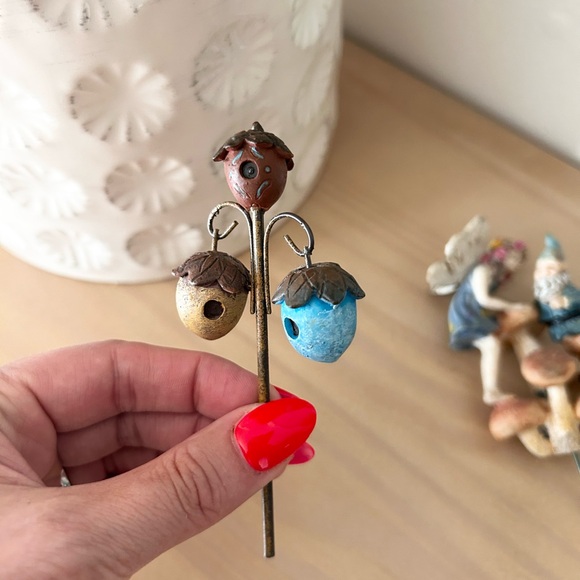 🧚 Fairy Whimsical Garden Gnome and Mushroom Decor 5 piece Set - Picture 4 of 12